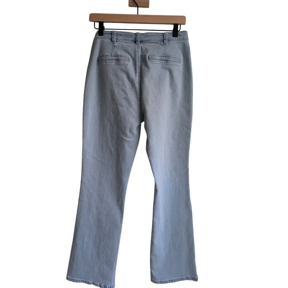 NIC+ZOE Sailor Mid-Rise Bootcut Jeans Light Wash size 29 - Picture 4 of 5